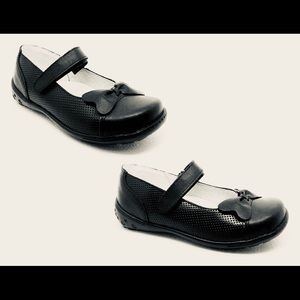 Girls leather shoes students school shoes 208